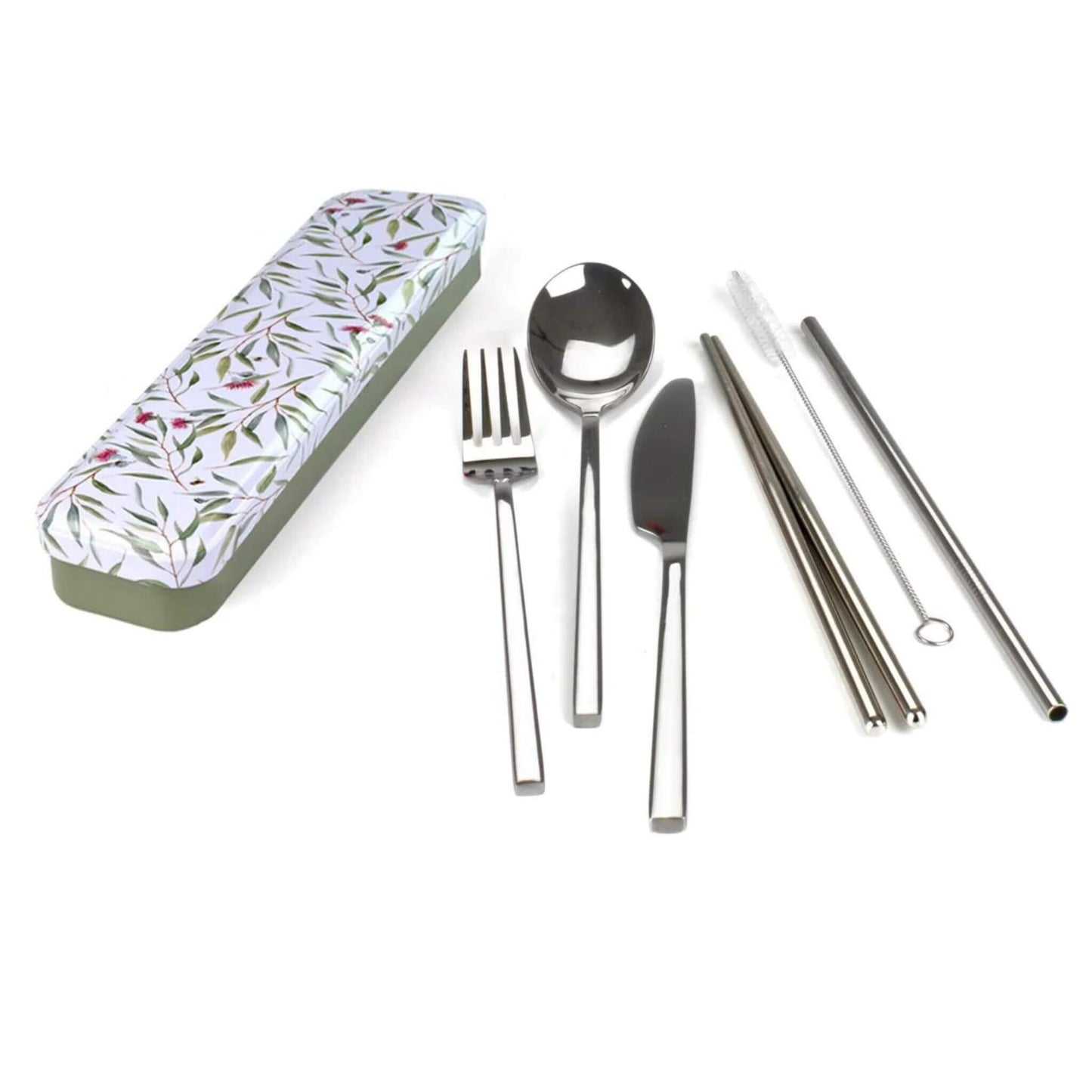 retrokitchen carry your cutlery set - tin with contents