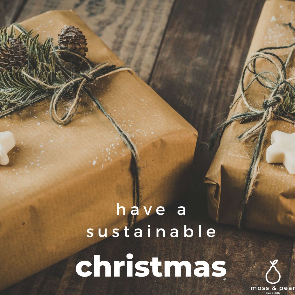 sustainable wrapped christmas presents for a zero waste festive period