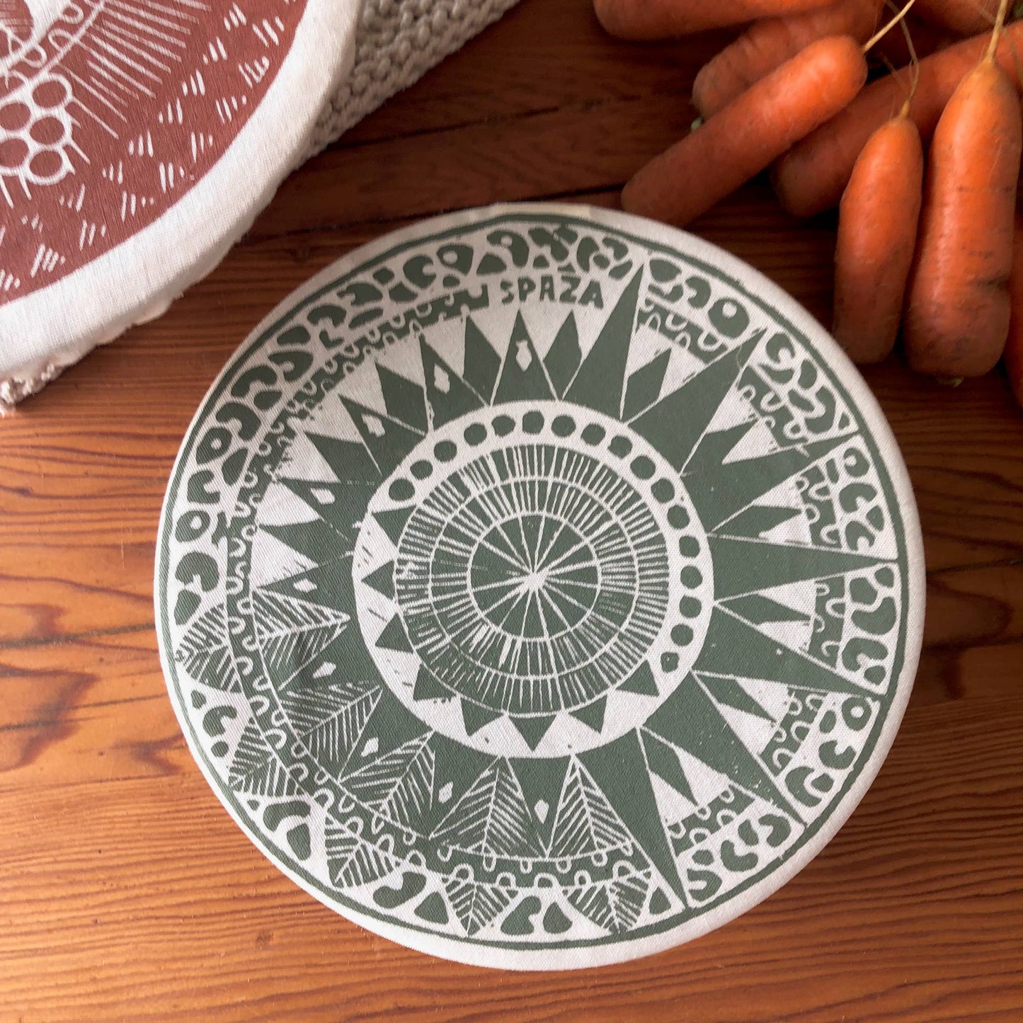 Spaza | Dish Cover Small - Safari Print