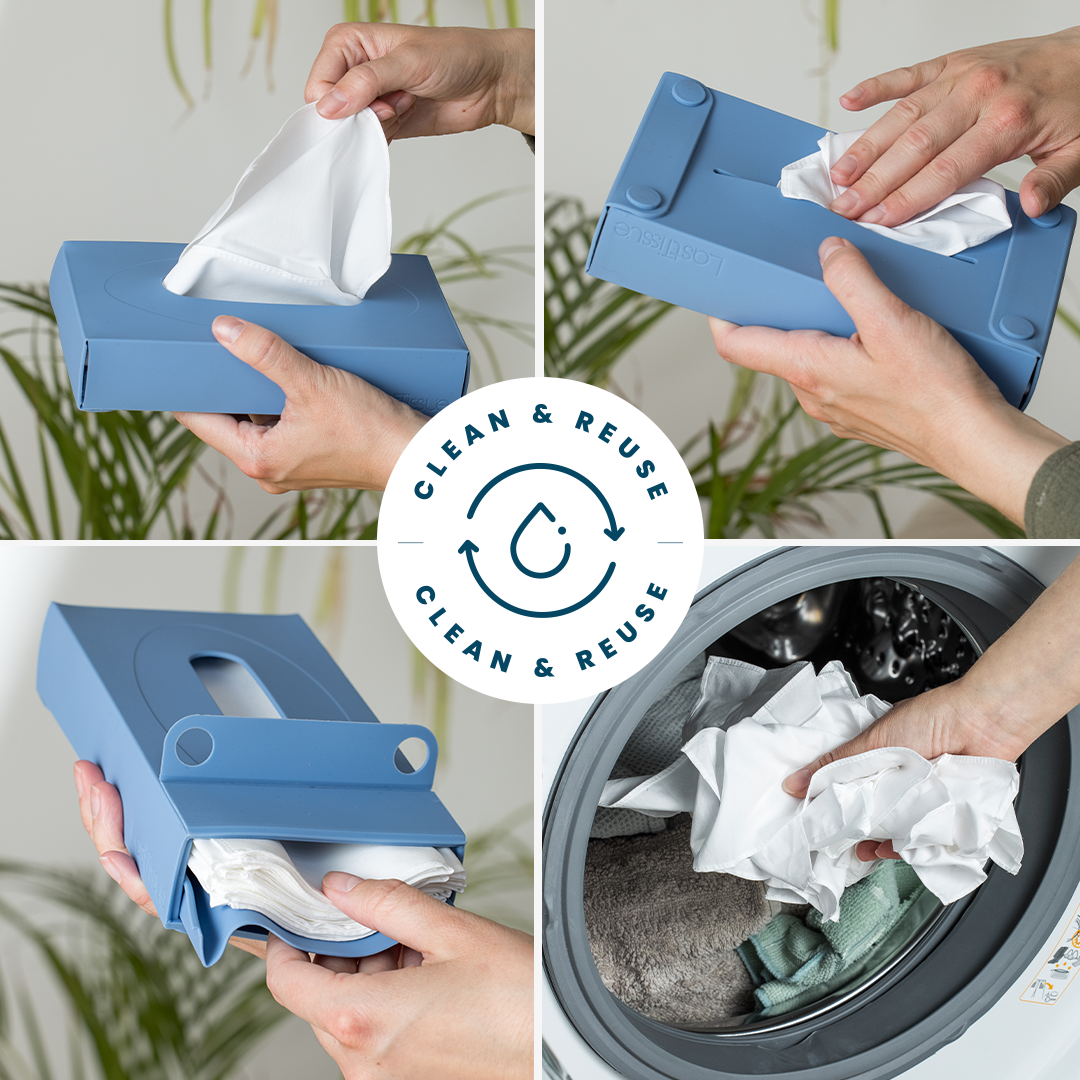 LastObject | LastTissue BigBox - Reusable Organic Cotton Tissue Box