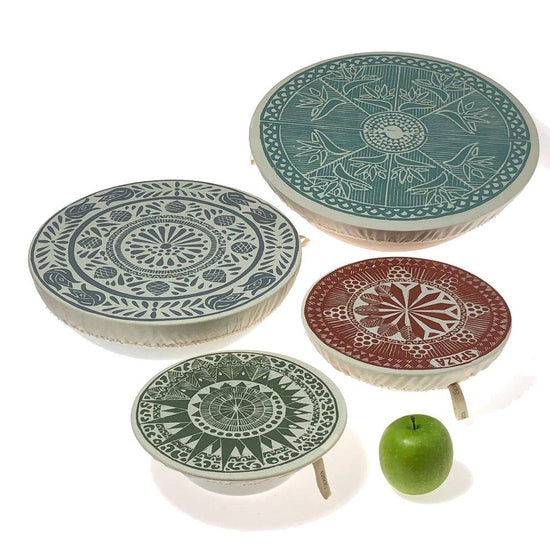 Spaza | Dish and Bowl Cover set of 4 - Safari Print