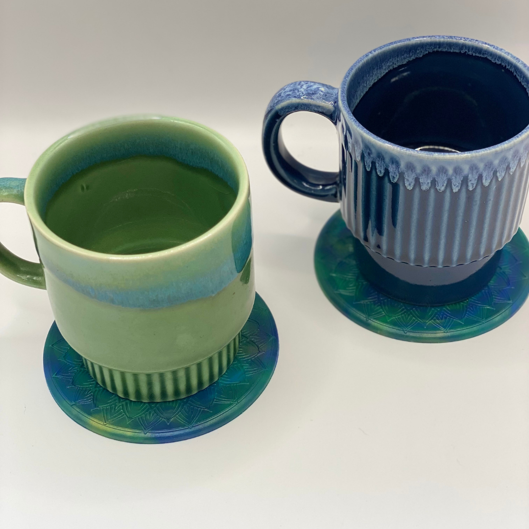 Zero Plastics Australia | Recycled Plastic Coasters - 4 pack