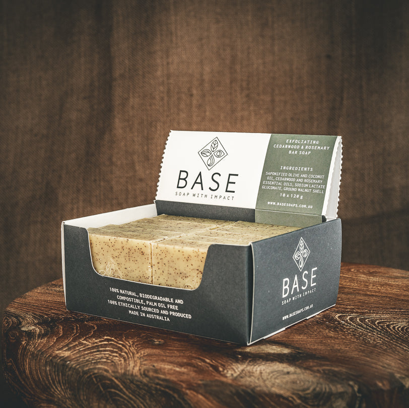 Base Soaps | Cedarwood & Rosemary Soap Bar