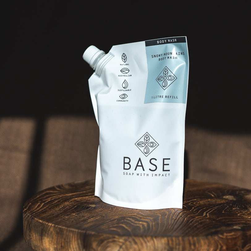 Base Soaps | Snowy Mountains Body Wash 1L