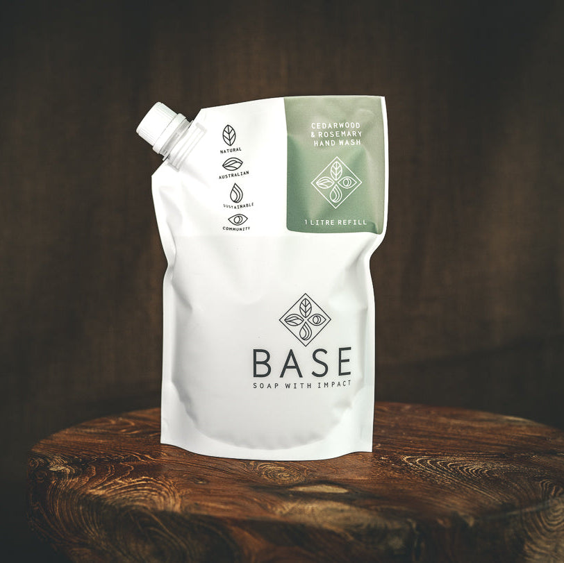Base Soaps | Cedarwood & Rosemary Hand Wash 1L
