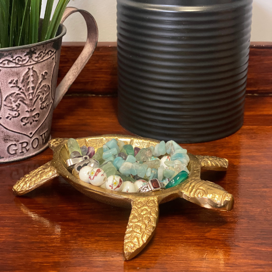 Aluminium Gold Tortoise Tray