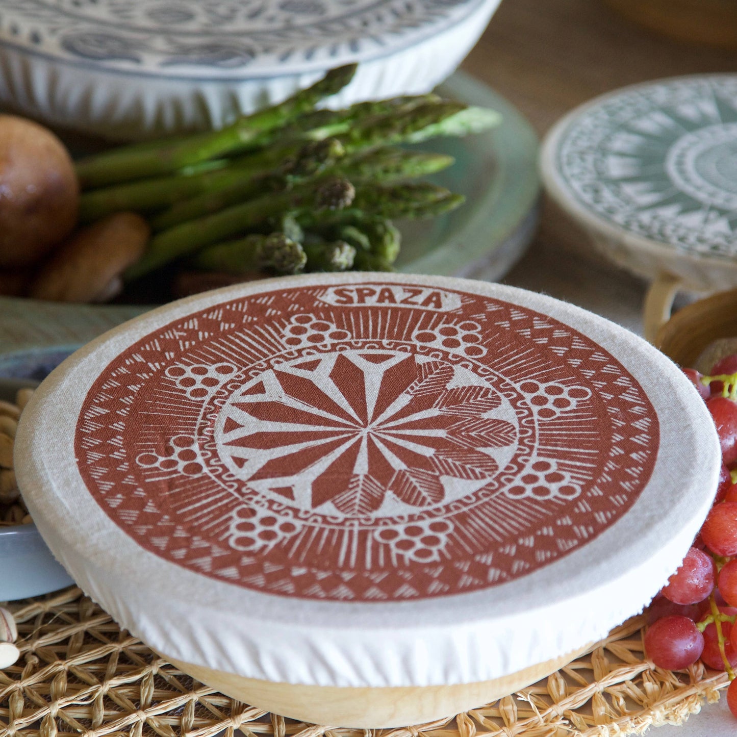 Spaza | Dish and Bowl Cover Medium - Safari Print