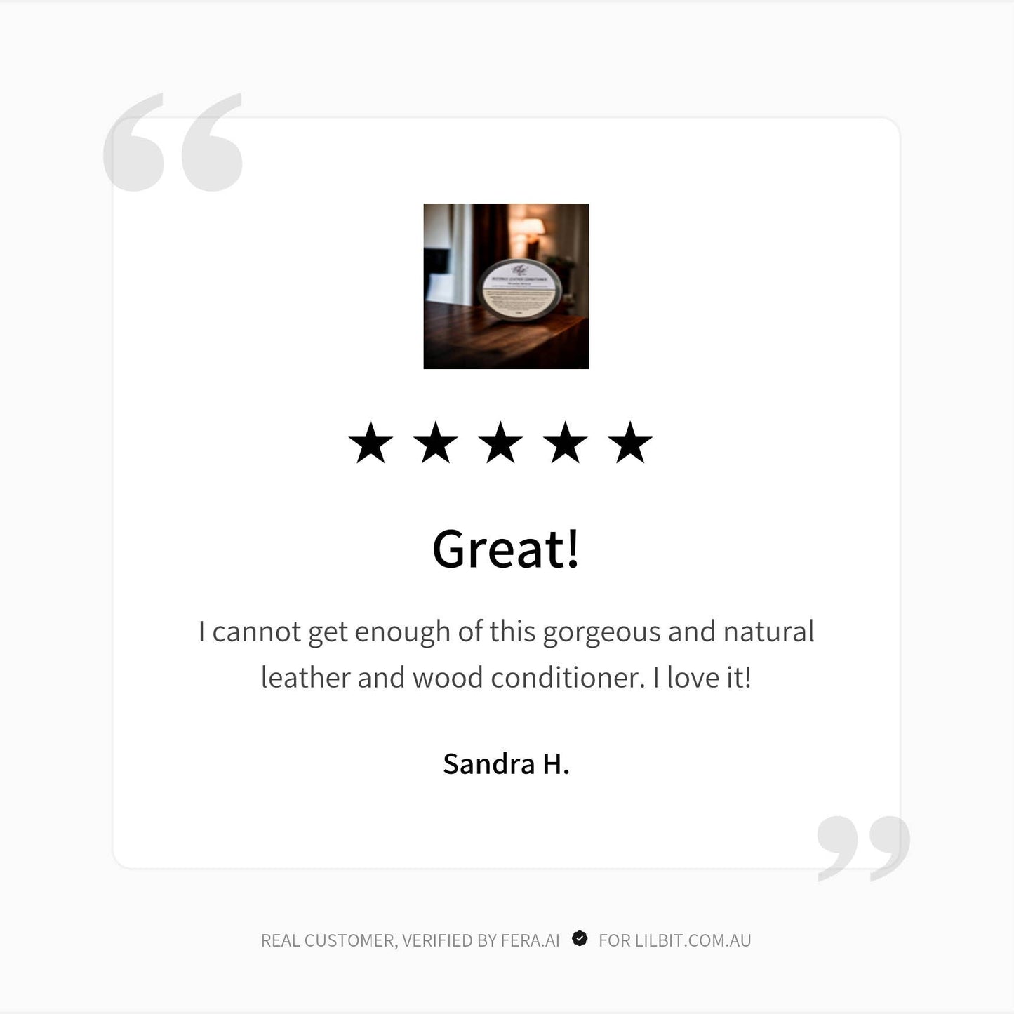 Lil'Bit Better | Warm Spice Beeswax Leather/Wood Conditioner 250g - Organic