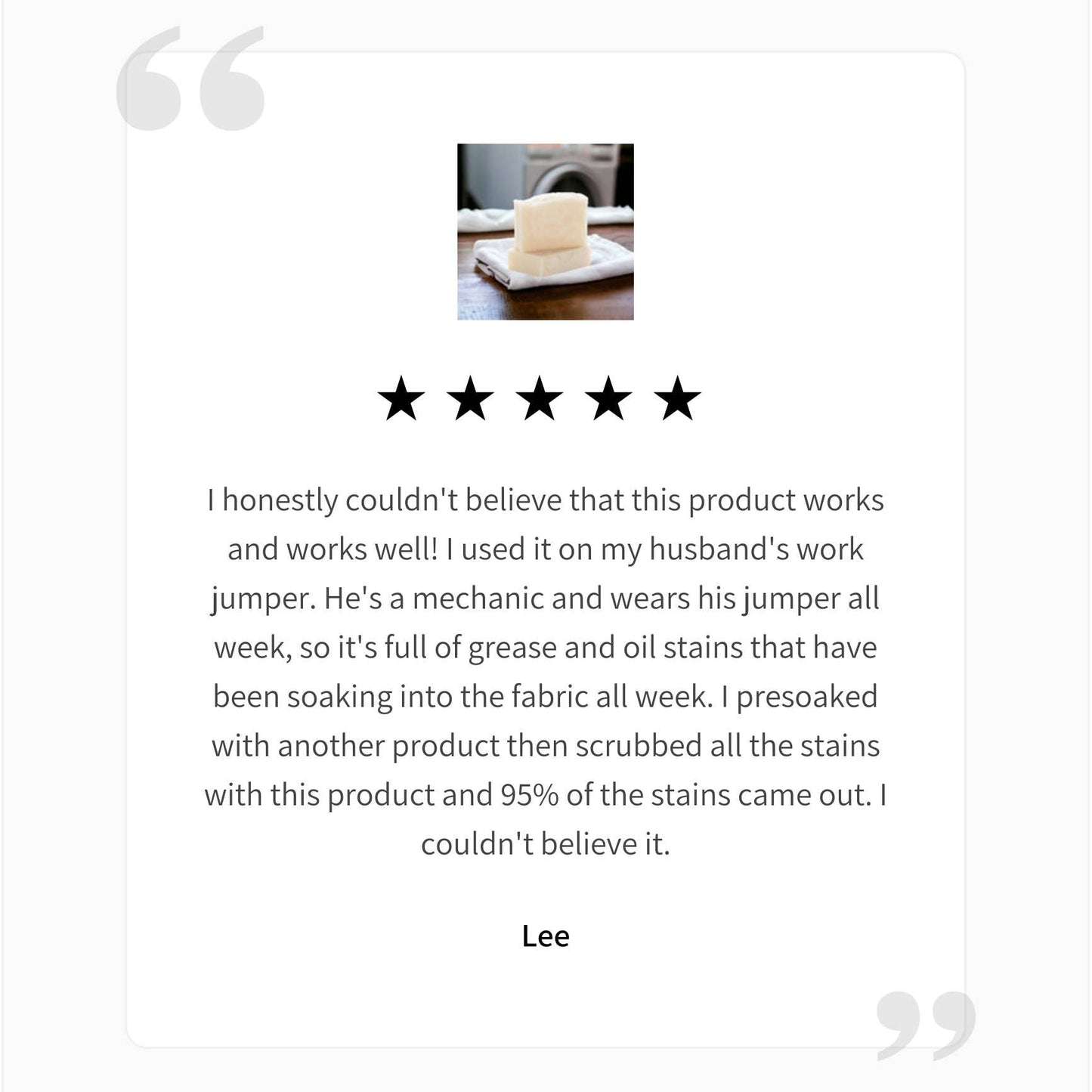 Lil'Bit Better | Unscented Stain Remover Laundry Soap