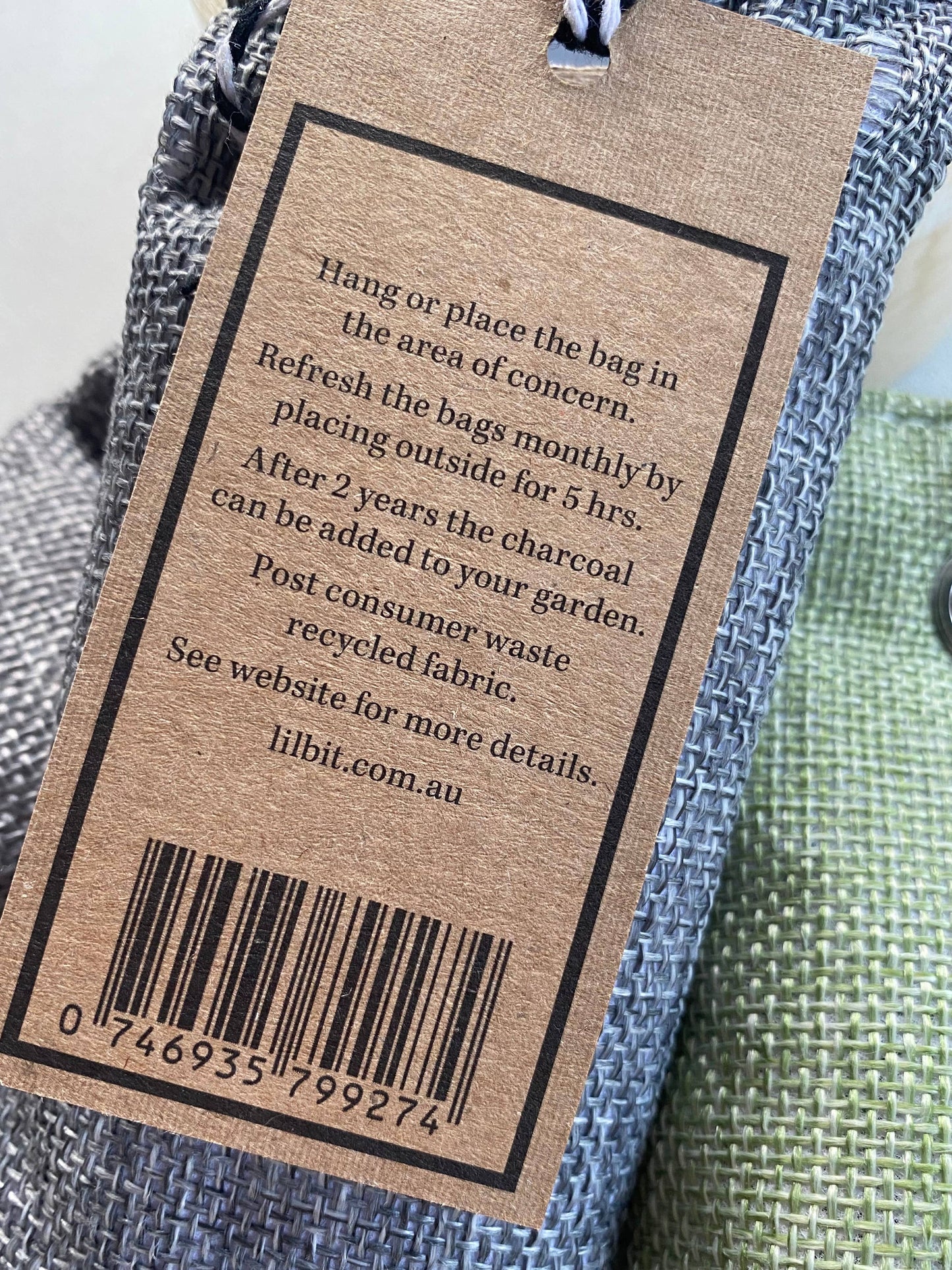 Lil'Bit Better | Activated Bamboo Charcoal Deodoriser Bags