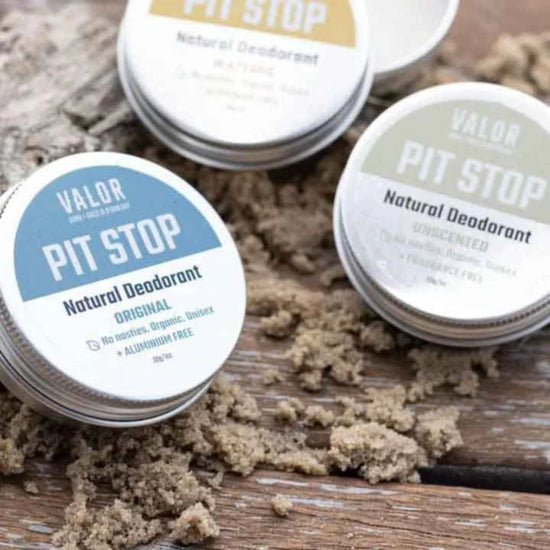 Valor Organics | Pit Stop Deodorant Travel Trio