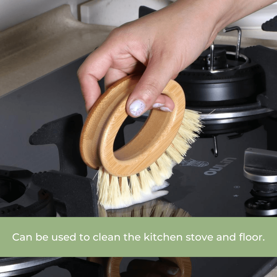 Us + the Earth | Natural Fibre Multipurpose Brush