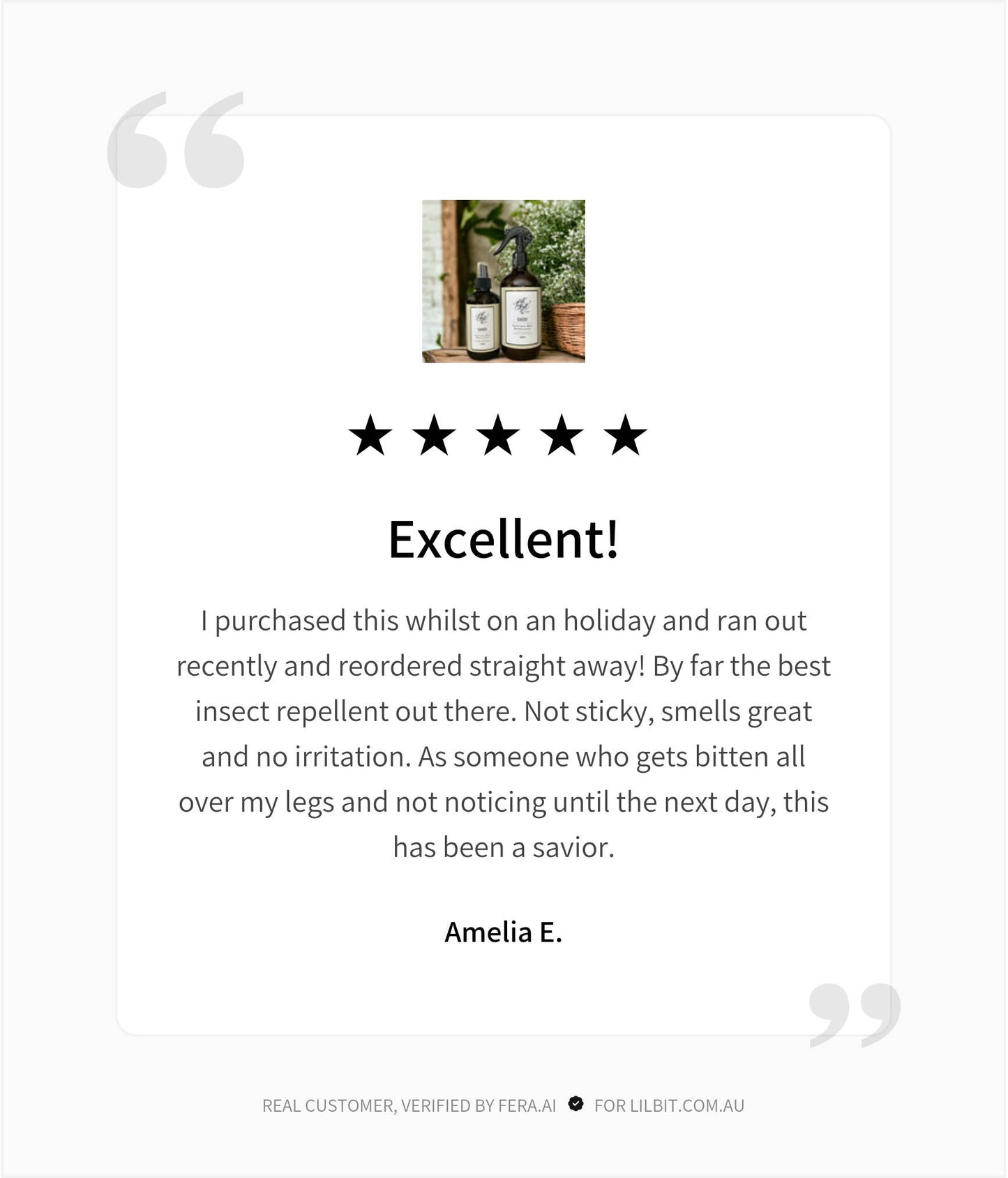 Lil'Bit Better | Shoo! Natural Insect Repellent 250ml - Child Safe