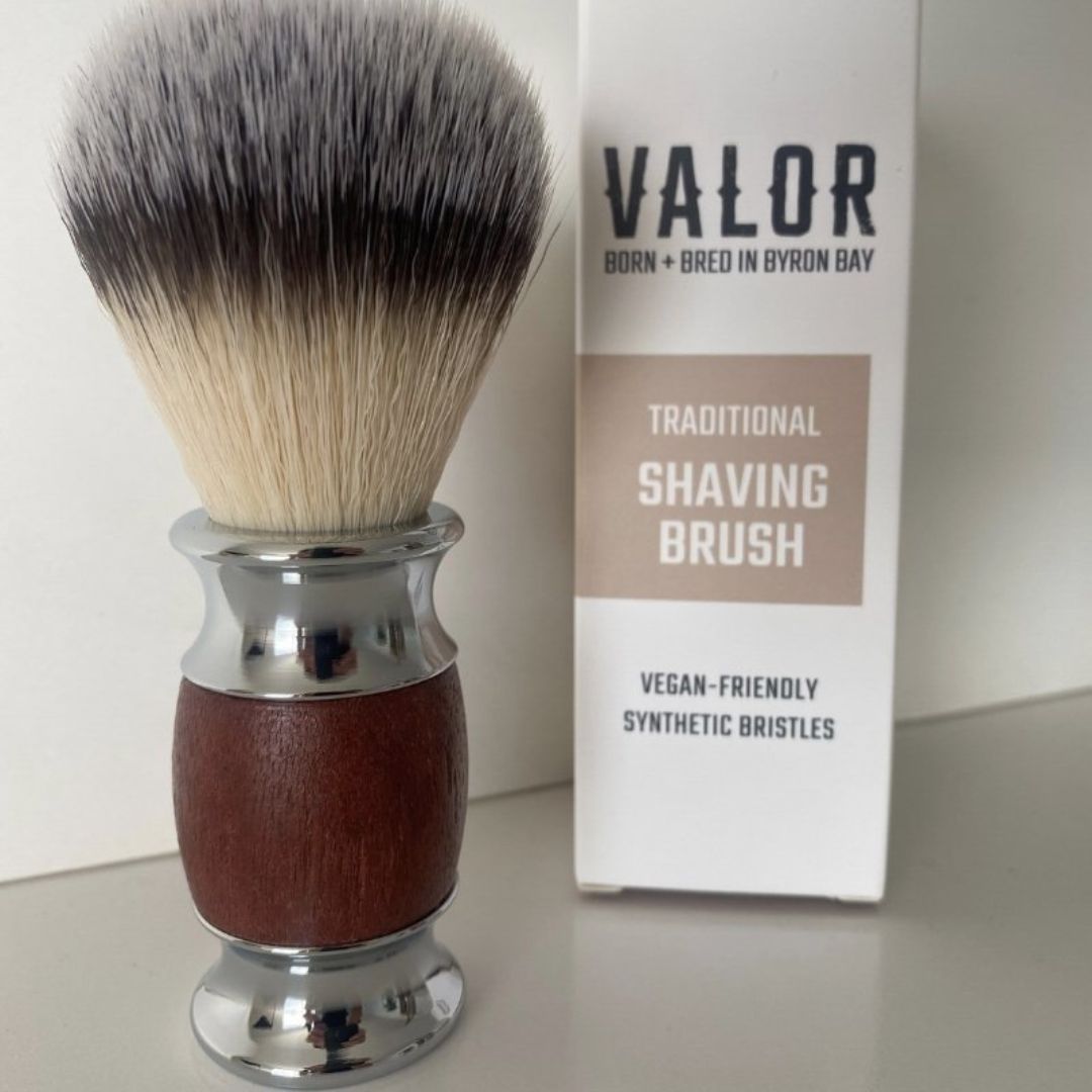 Valor Organics | Shaving Brush Wooden (vegan)