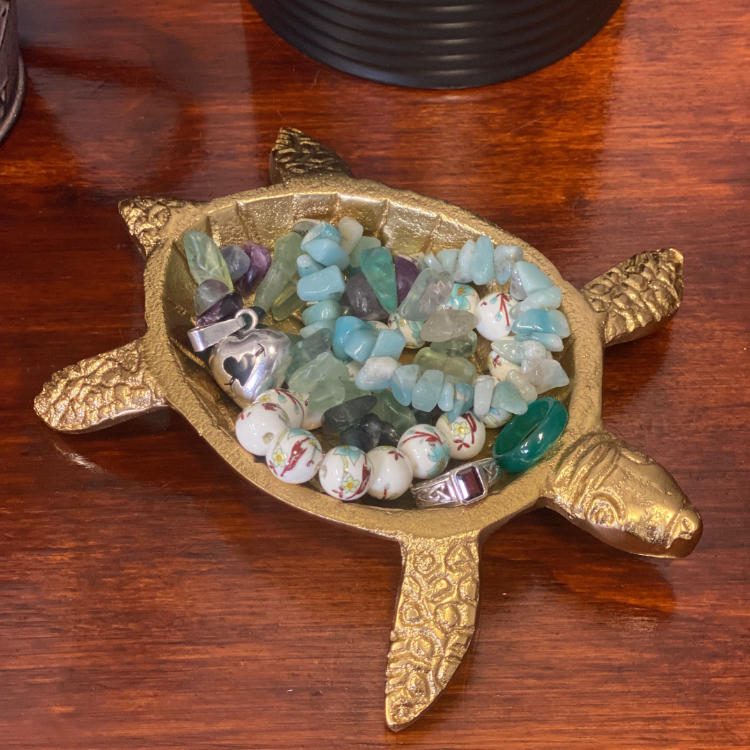 Aluminium Gold Tortoise Tray