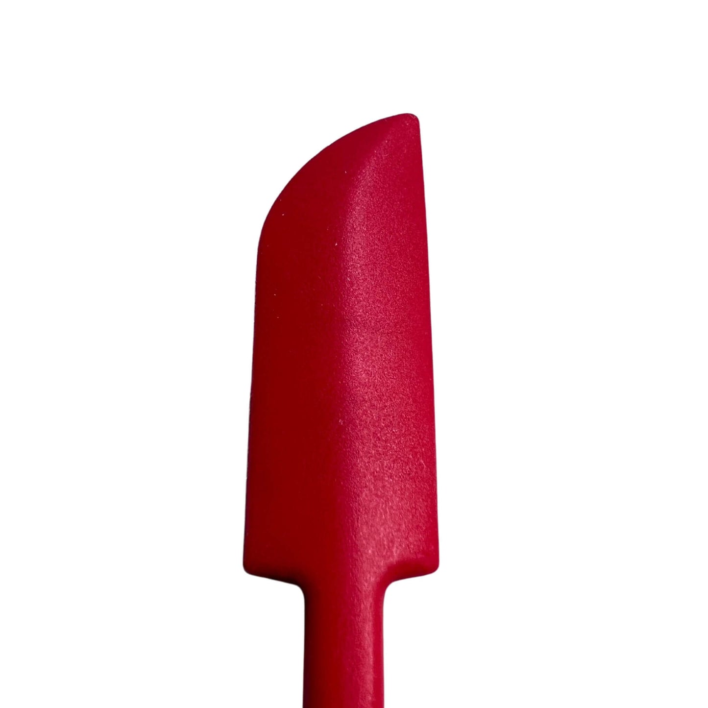set of 3 jar spatula scrapers in red close up