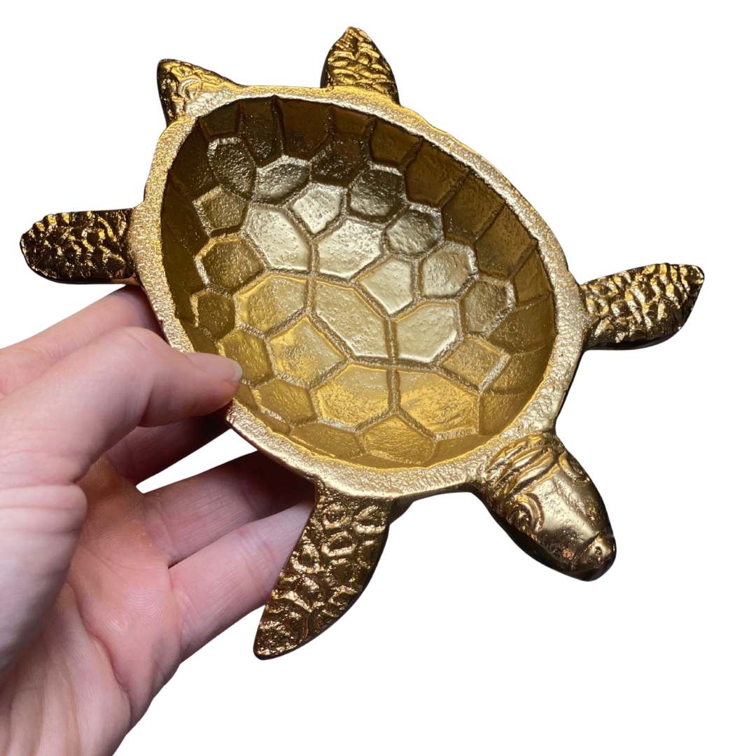 Aluminium Gold Tortoise Tray