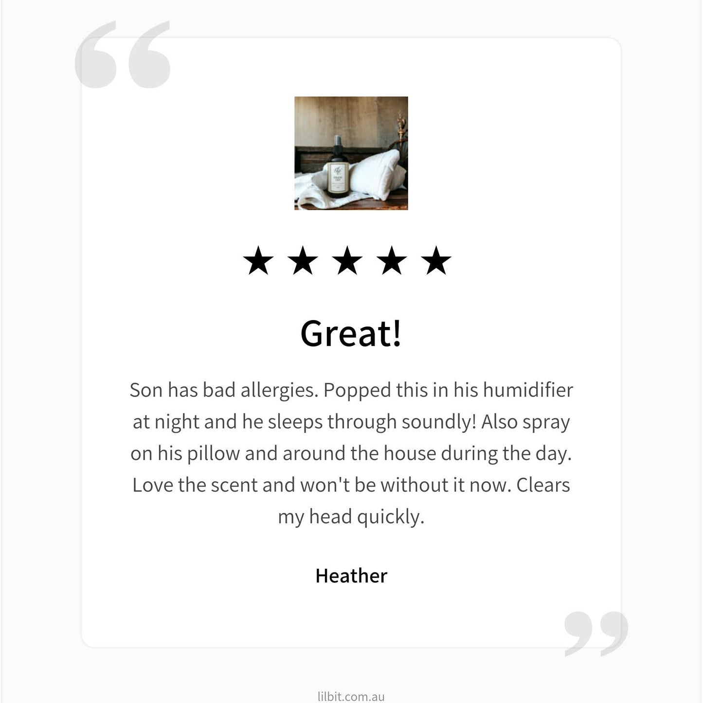 Lil'Bit Better | Breathe Easy Decongestant Room Spray