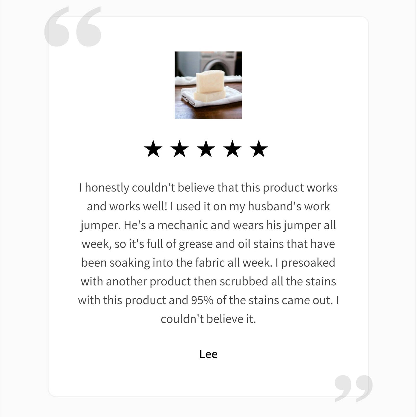 Lil'Bit Better | Unscented Stain Remover Laundry Soap