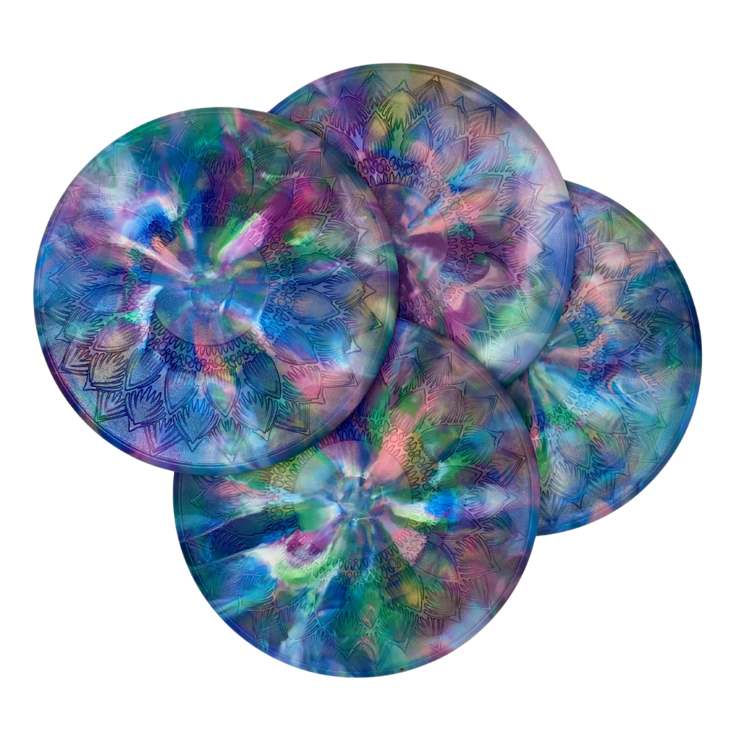 Zero Plastics Australia | Recycled Plastic Coasters - 4 pack