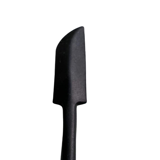 set of 3 jar spatula scrapers in black close up