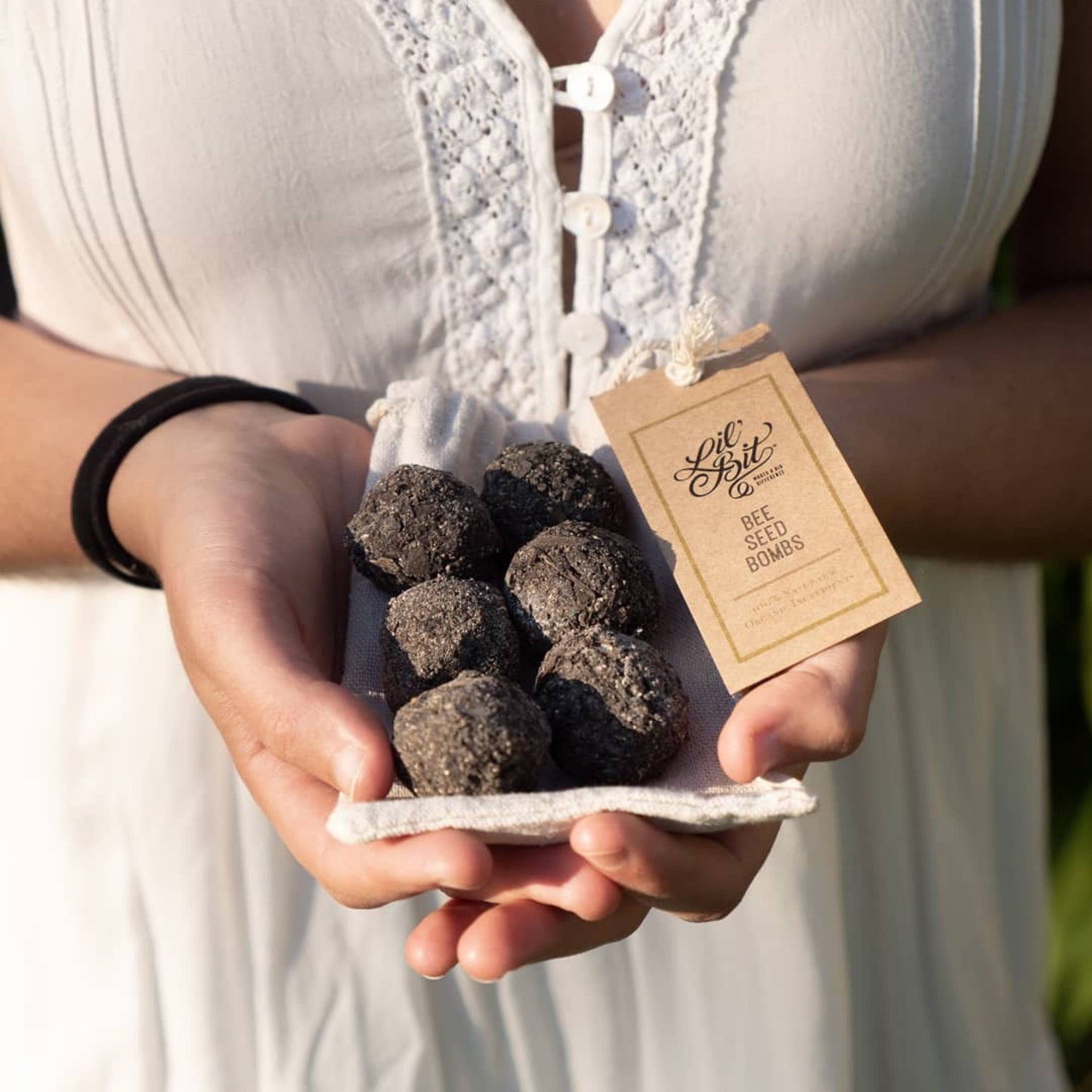 Lil'Bit Better | Bee & Beneficial Insect Seed Balls - 3 or 6 Pack - Organic