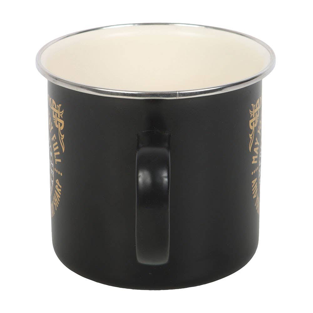 Viking Compass Enamel Style Mug