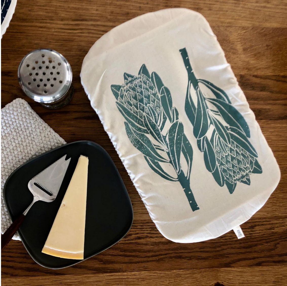 Spaza | Dish and Casserole Cover Rectangle -  Protea Print