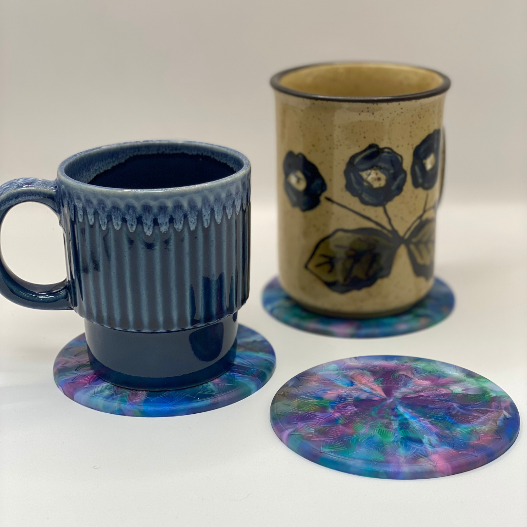 Zero Plastics Australia | Recycled Plastic Coasters - 4 pack