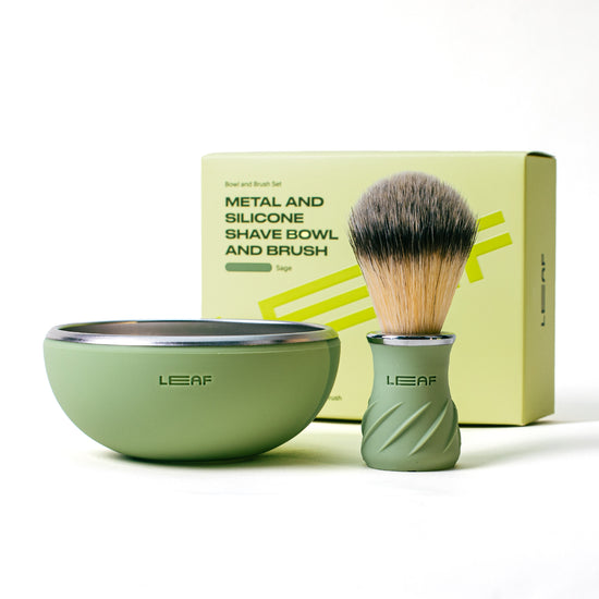 Leaf Shave | Bowl & Brush