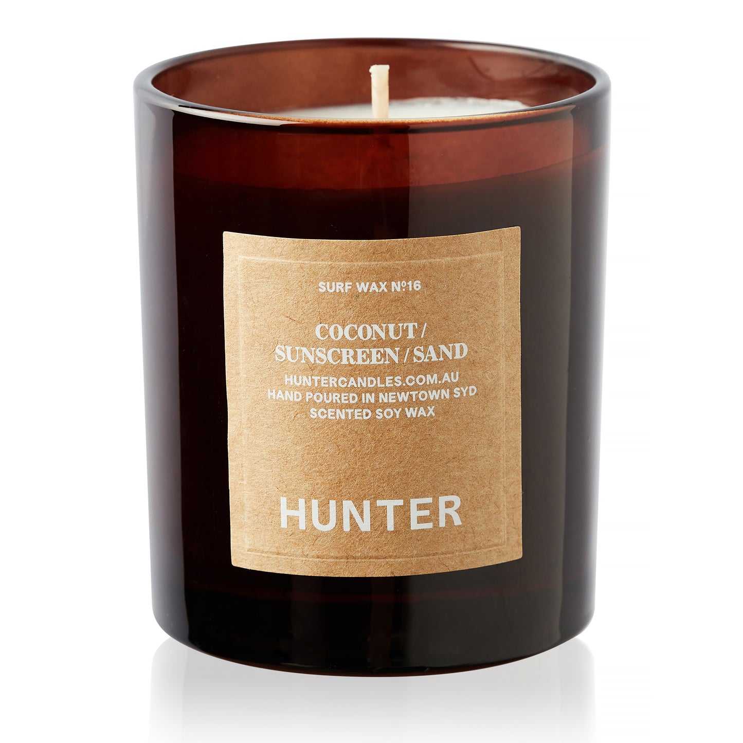 Hunter Candles | SURF WAX | coconut, sunscreen, sand