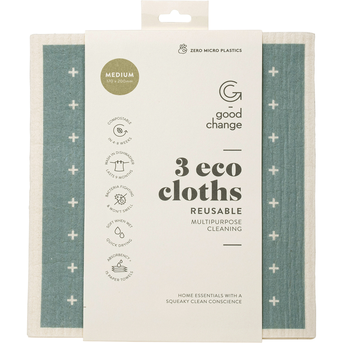 Good Change Store | Eco Cloth Medium 3pk