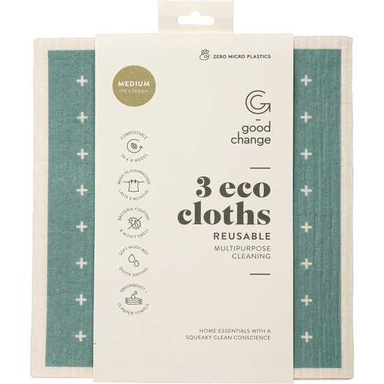 Good Change Store | Eco Cloth Medium 3pk