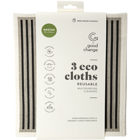 Good Change Store | Eco Cloth Medium 3pk