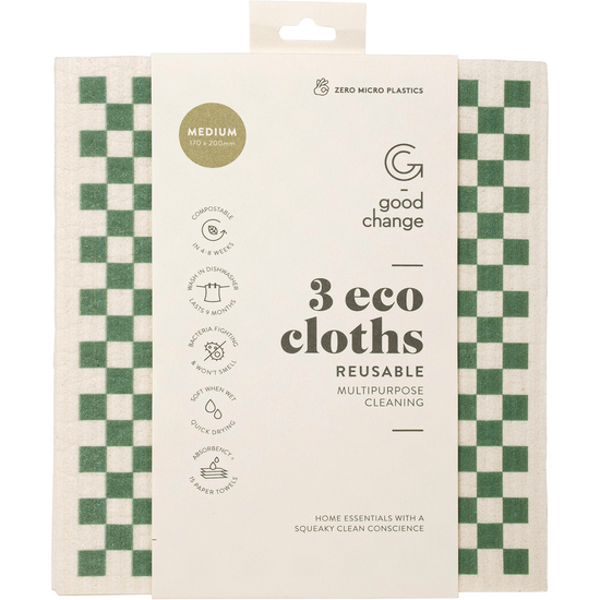 Good Change Store | Eco Cloth Medium 3pk