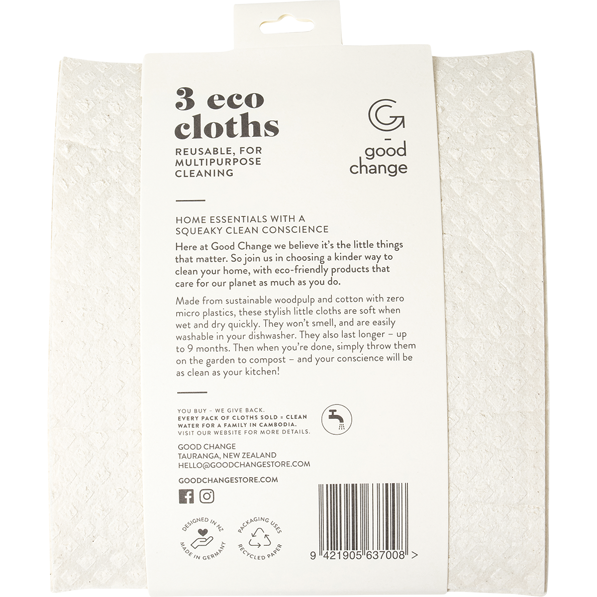 Good Change Store | Eco Cloth Medium 3pk