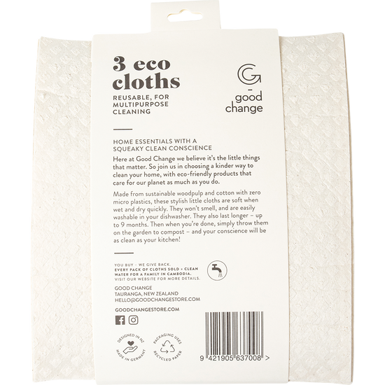 Good Change Store | Eco Cloth Medium 3pk