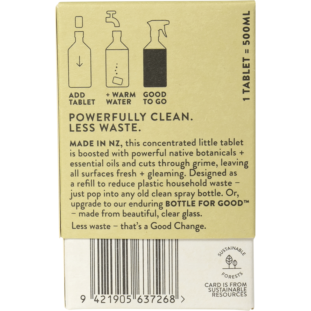 Good Change Store | Refill Tablet Kitchen Cleaner