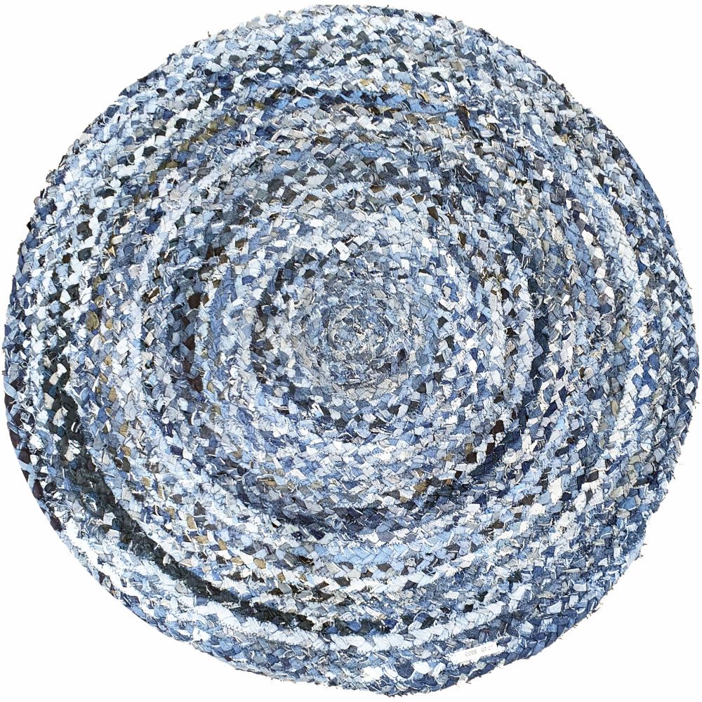 Recycled Demin Rug 90cm