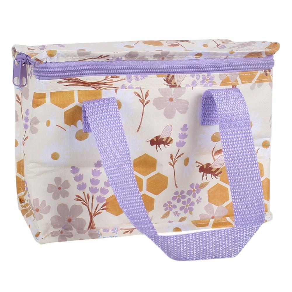 Honey Bee Print Recycled Plastic Lunch Bag