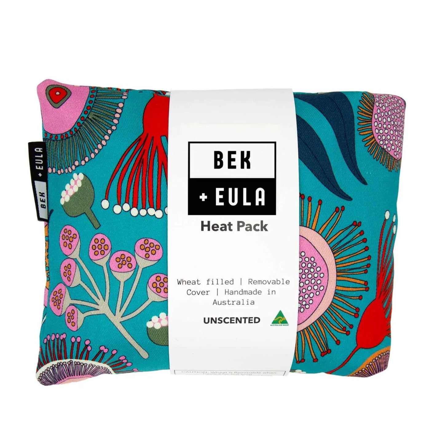 Bek + Eula wheat bag heat and cool packs in various colours - summer flowers