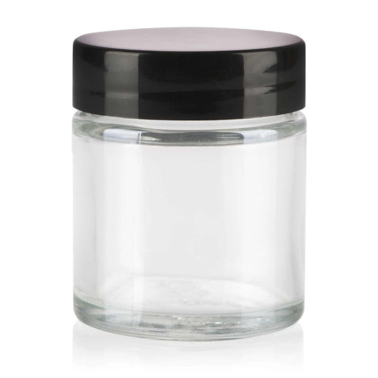 30mL glass cosmetic travel jar