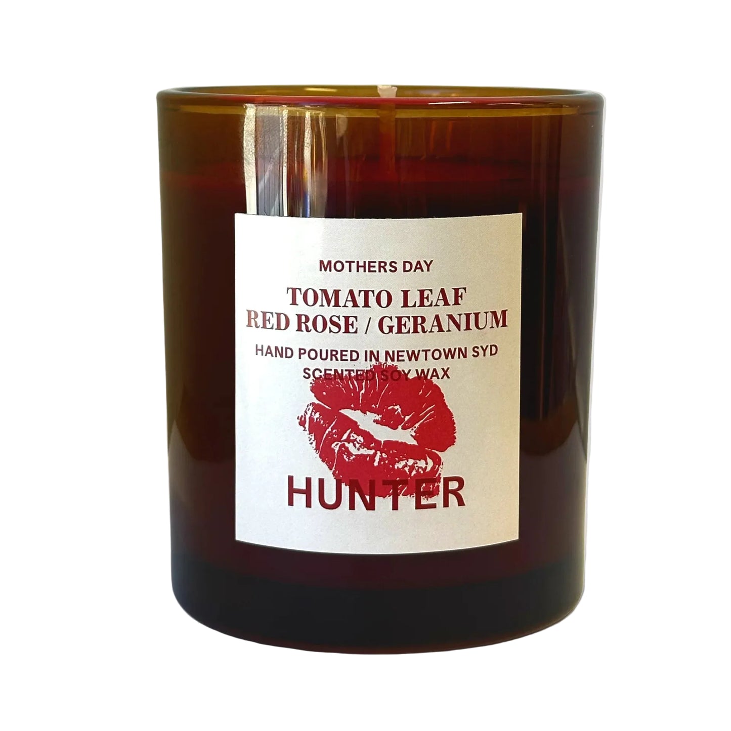 Hunter Candles | MOTHER'S DAY | tomato leaf + red rose + geranium