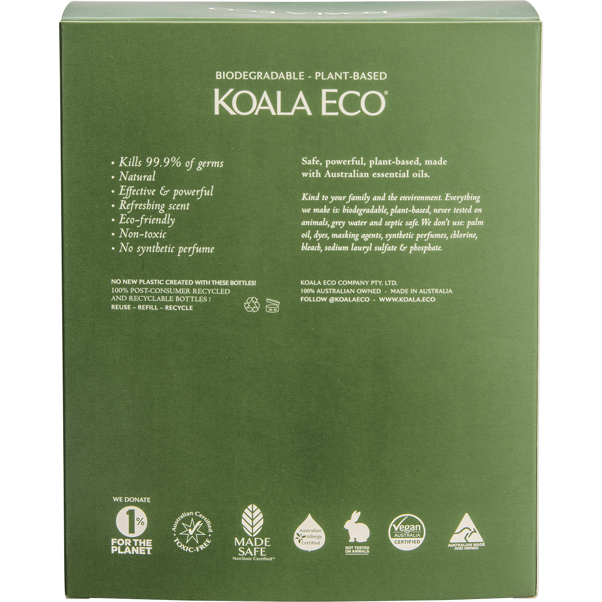 Koala Eco | Hand Care Gift Pack Lemon Scented Eucalyptus & Rosemary