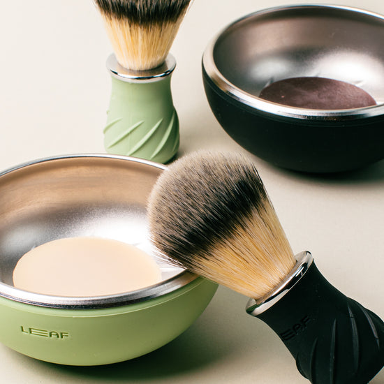 Leaf Shave | Bowl & Brush