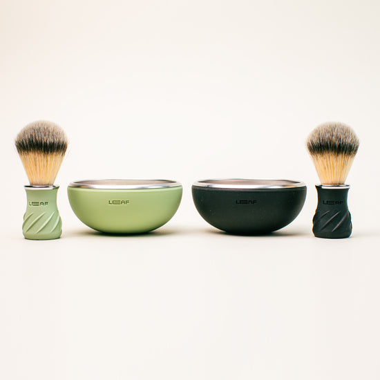 Leaf Shave | Bowl & Brush