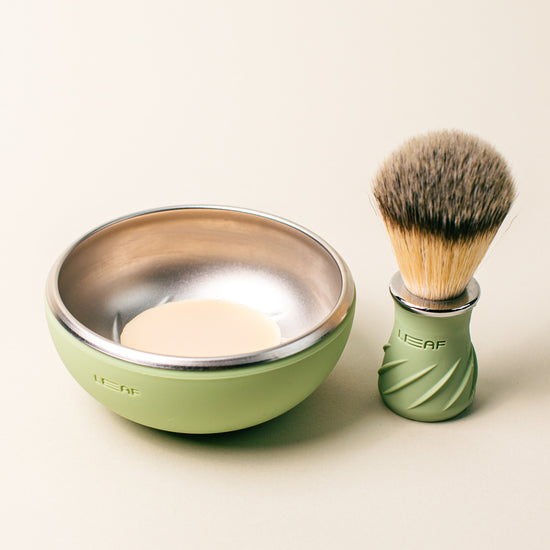 Leaf Shave | Bowl & Brush