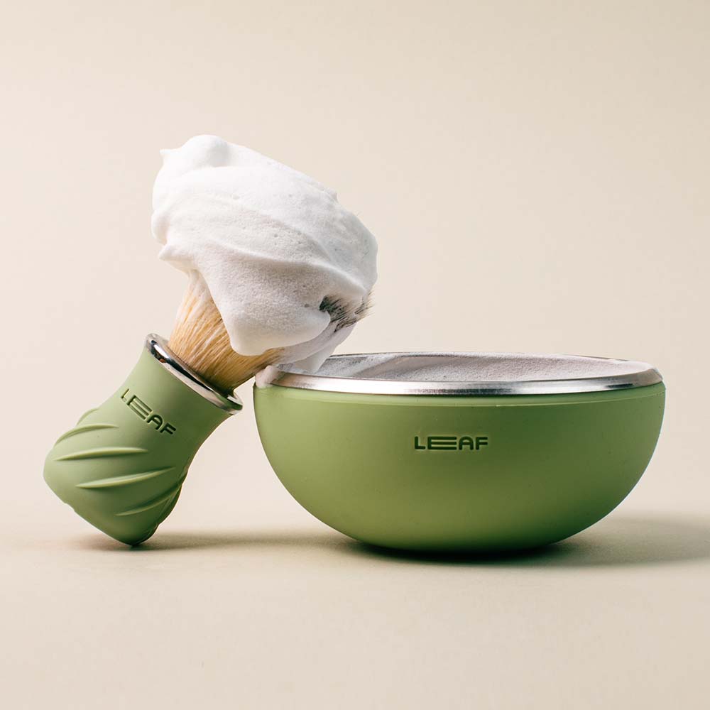 Leaf Shave | Bowl & Brush