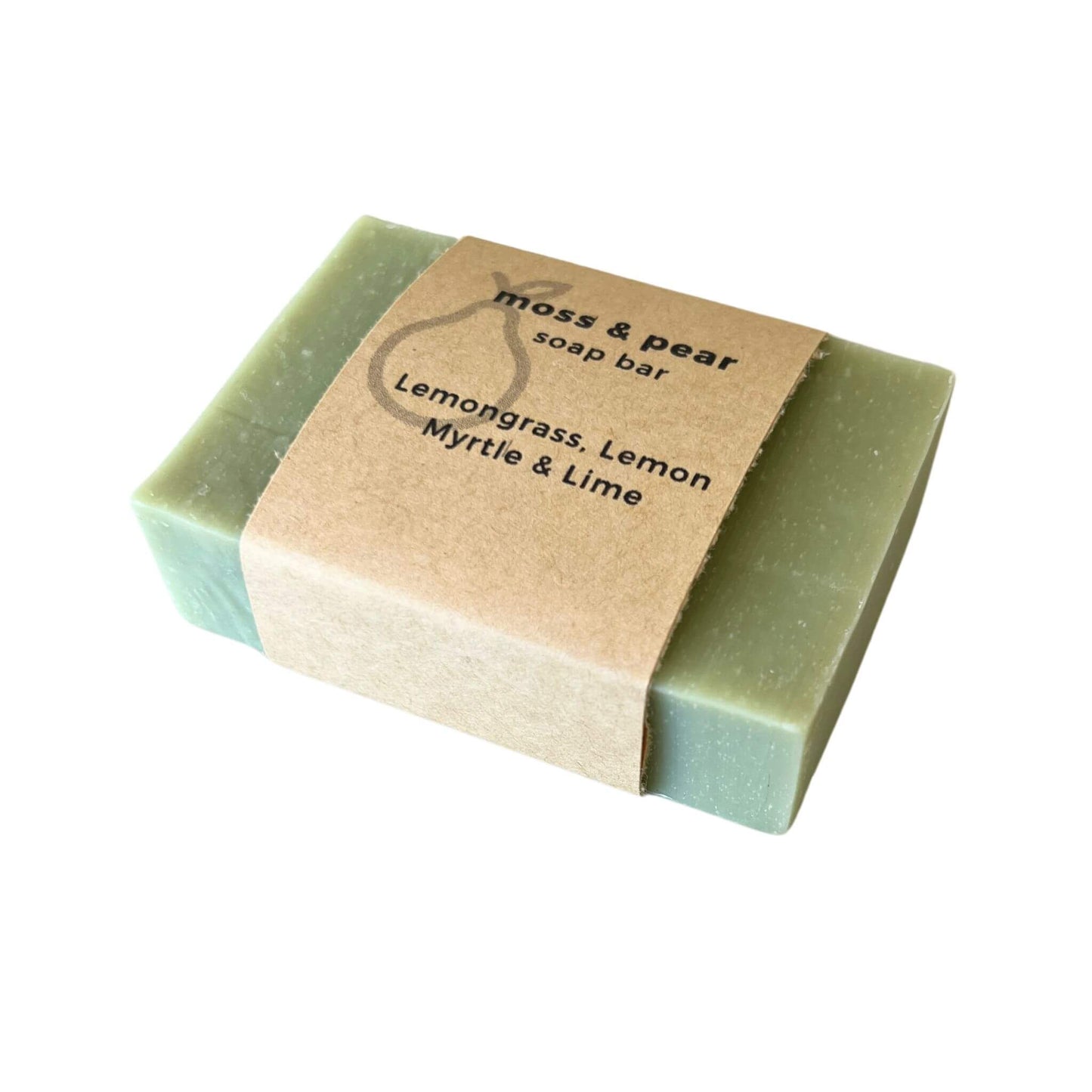 Soap Bar - Lemongrass, Lemon Myrtle & Lime  green bar