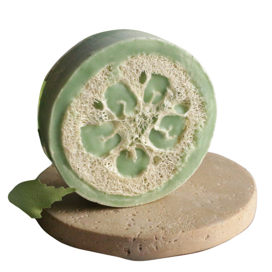 Soap Bar | Rosemary & Double Mint with Loofah